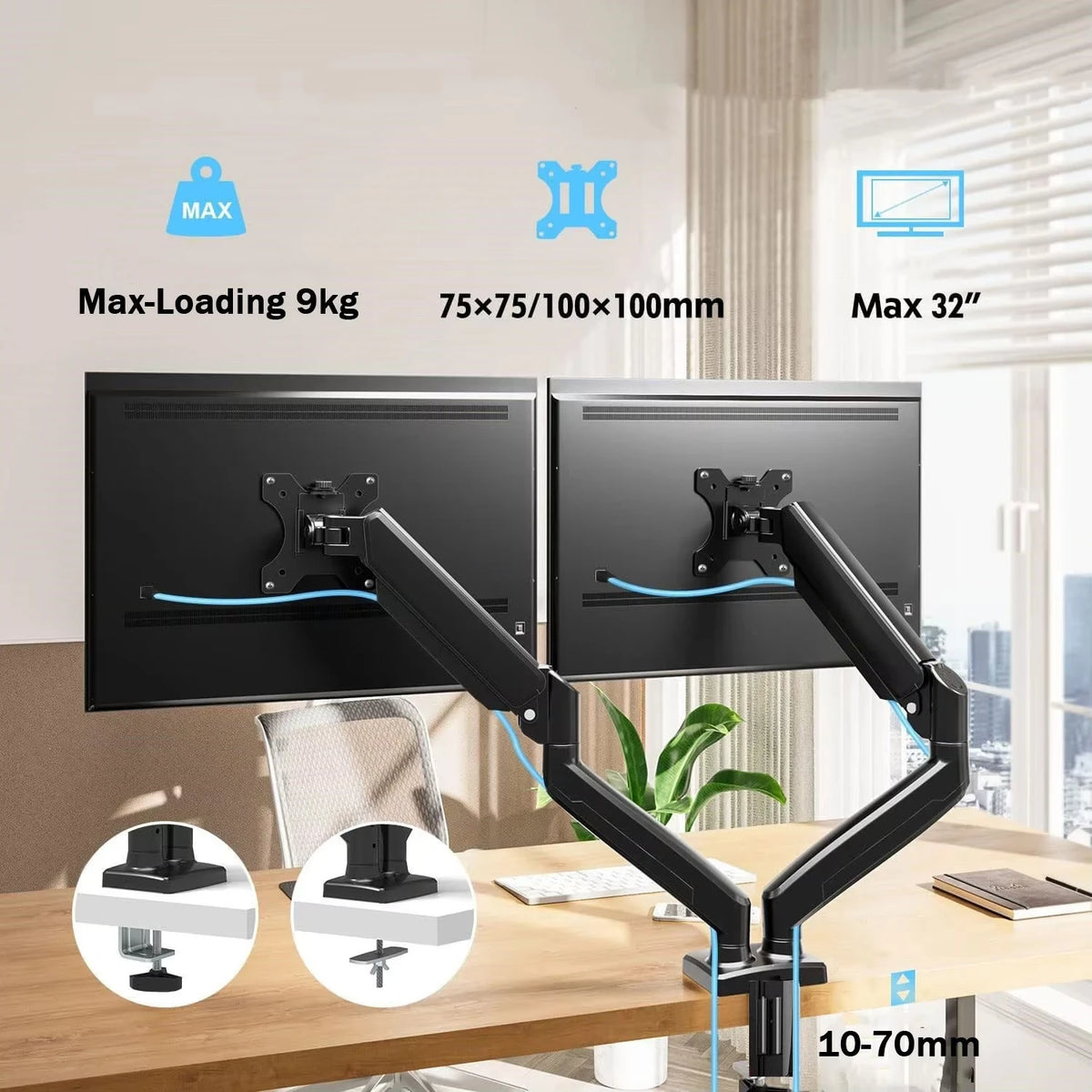 ERGOLISTIC Dual Monitor Mount
