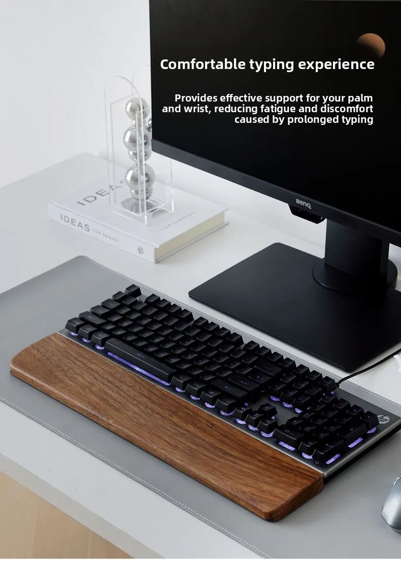 ERGOLISTIC Wooden Keyboard Wrist Rest