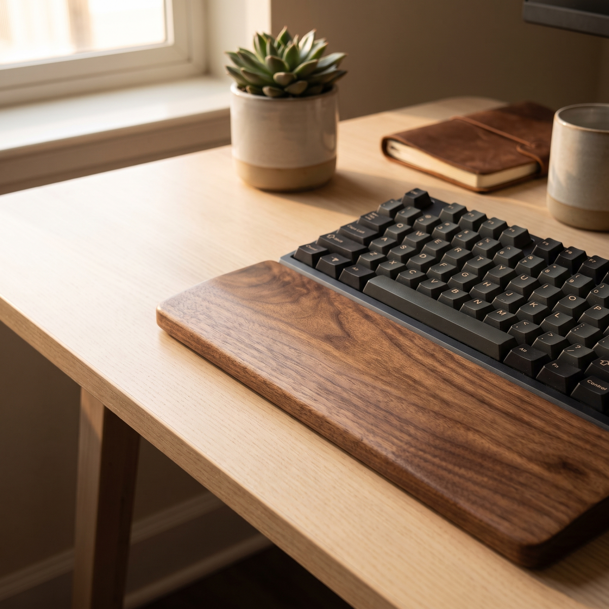 ERGOLISTIC Wooden Keyboard Wrist Rest
